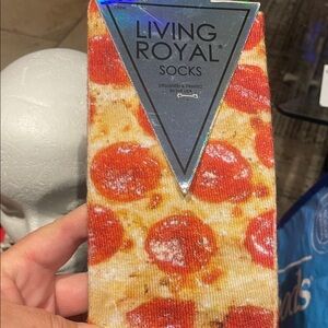 Living Royal pizza socks